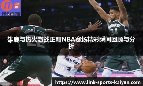 雄鹿与热火激战正酣NBA赛场精彩瞬间回顾与分析